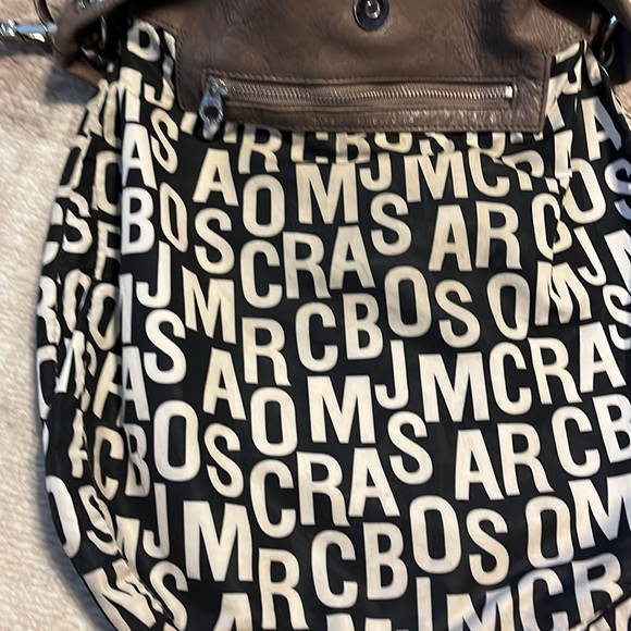 MARC JACOBS MARC GRAY LEATHER CLASSIC Q HILLIER HOBO BAG - Picture 14 of 15